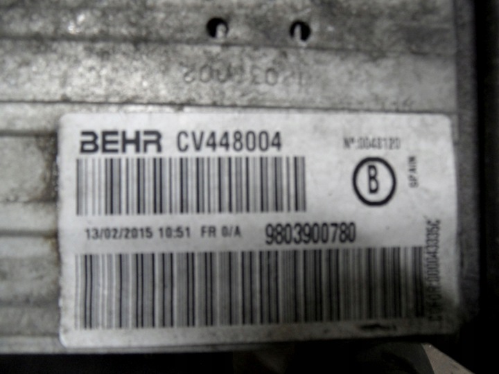 фото №5, Citroen c3 ii 10r интеркулер 9803900780 cv448004