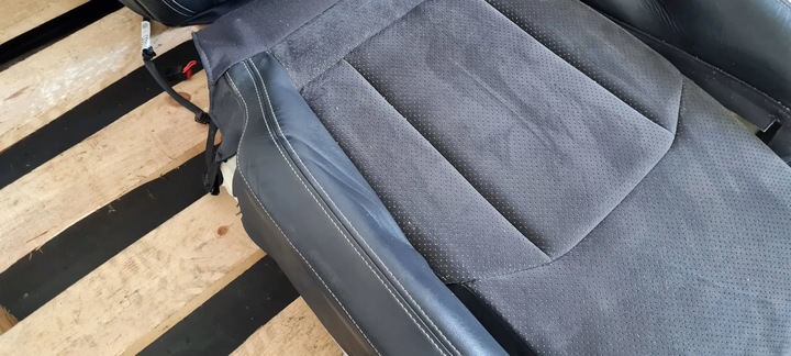 фото №6, Q7 4m ii обшивка сиденья сиденье кожа алькантара правая правые перед