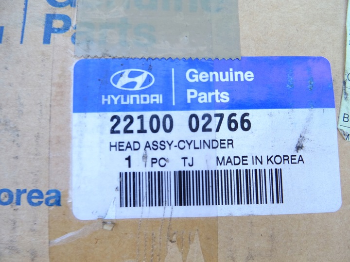 фото №6, Головка hyundai atos getz 1.1 22100-02766