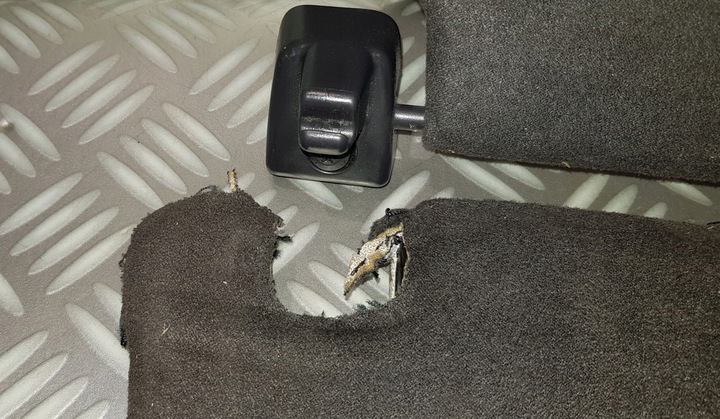 фото №6, Range rover vogue l405 l494 защита солнцезащитная правая кожа + алькантара