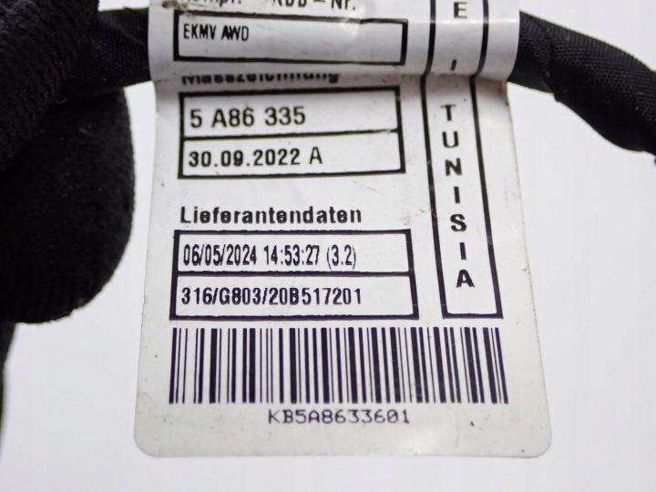 фото №8, Жгут установка 5a86336 5a86335 bmw i4 g26 gran купе xdrive40 24r
