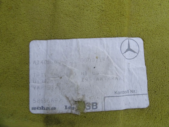 фото №12, Mercedes s-klasa w140 довгий 91-98 килим покриття  підлоги комплект європа