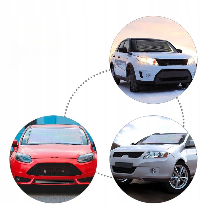 фото №12, Do автомобілів захисні накладки сонцезахисний вікна ізоляція автоматична 2 szt