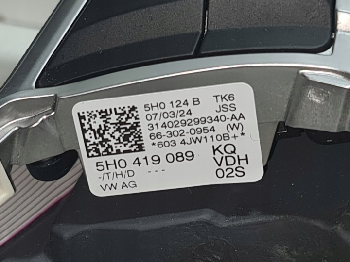 фото №9, Кермо vw golf 8 passat tiguan t-roc з підігрівом 5h0959542l 5h0419089