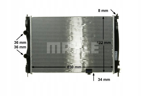 фото №11, Mahle cr 1076 000s радіатор, система охолодження двигуна