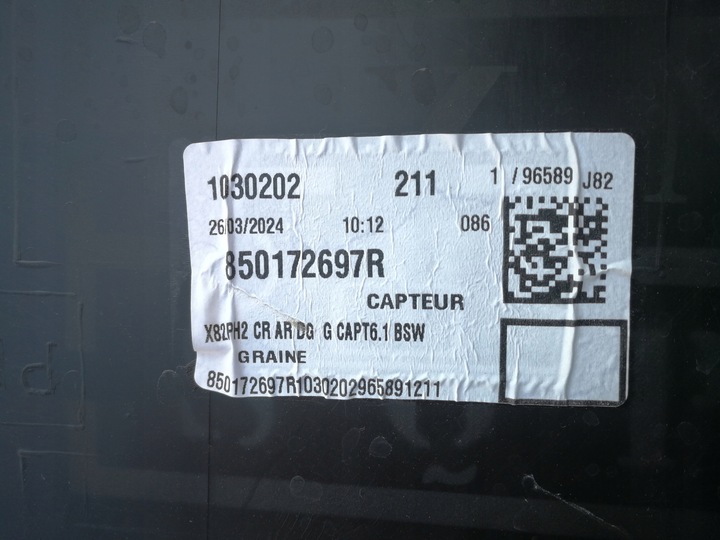 фото №9, Trafic iii vivaro b 14- кутник bok бампера лівий зад pdc 850170388r