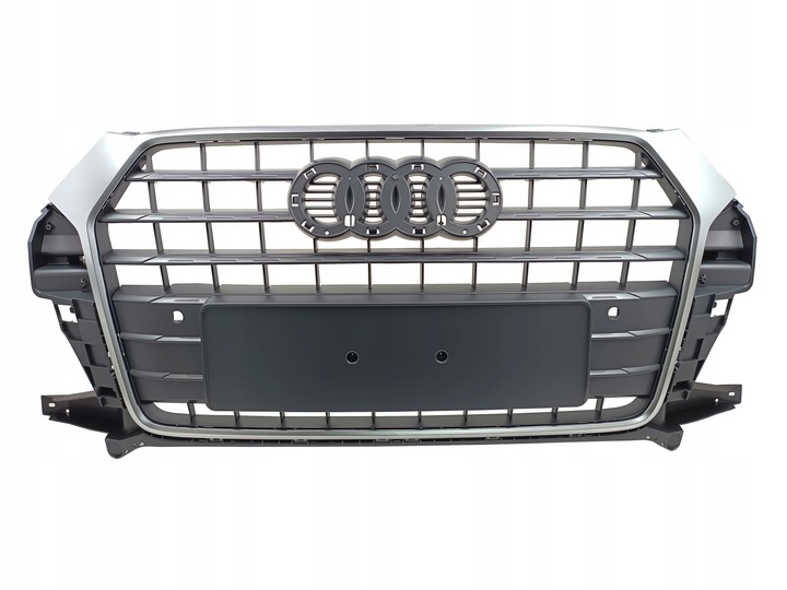 фото №1, Решётка радиатора решётка audi q3 8u рестайлинг 2015 2016 2017 2018 серый з сатиновая рамка