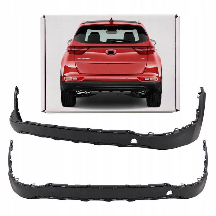 фото №1, Kia sportage iv ql 2016-2018 бампер задний нижний bez pdc 86612d9010