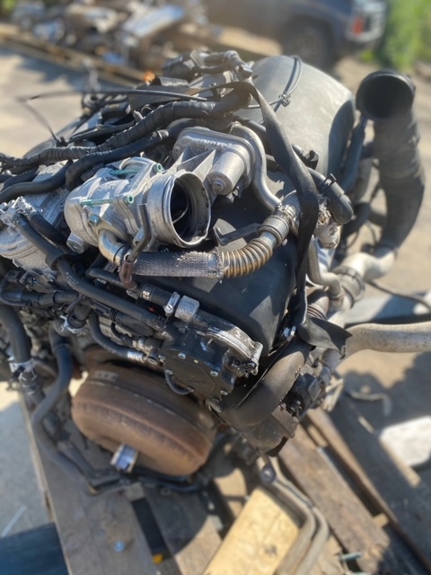 фото №10, Vw touareg 7l6 5.0 tdi v10 двигатель комплектный ayh