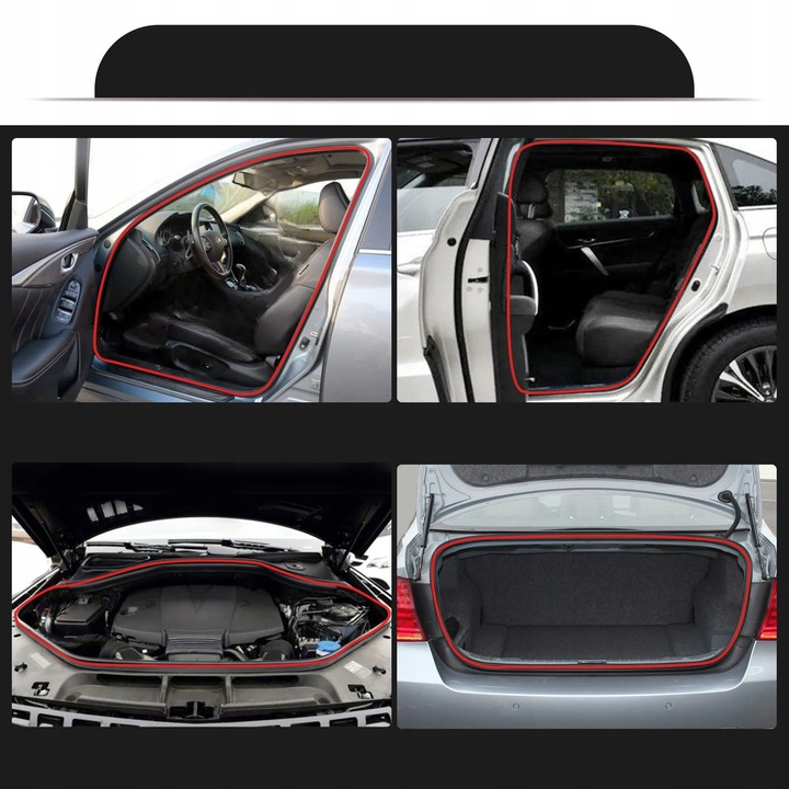 фото №11, 16-metrowa прокладка do двері автомобільних w форми літери l