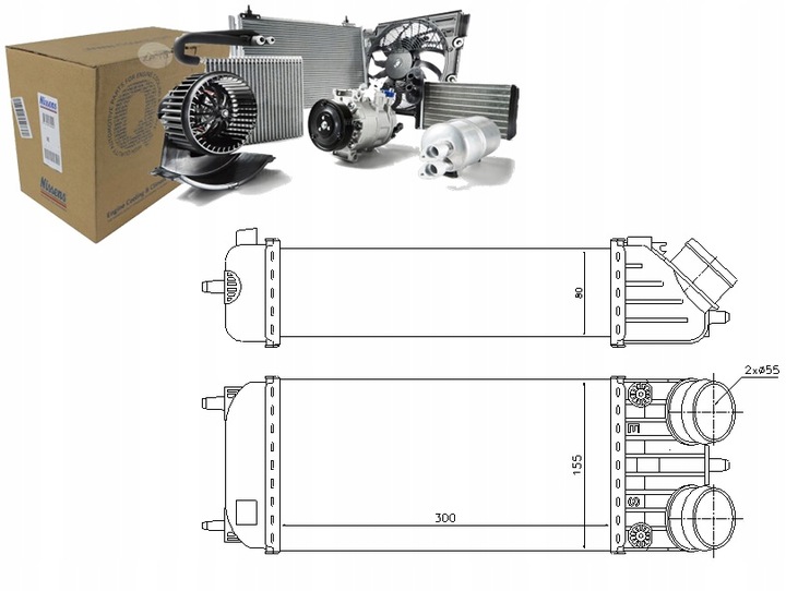 фото №1, Интеркулер citroen ds3 ds ds 3 peugeot 207 208 i