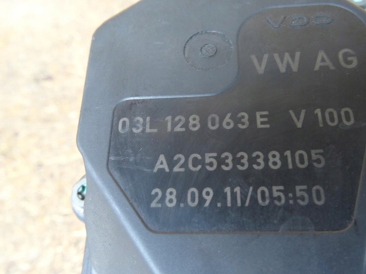 фото №12, Golf vi audi a3 8p seat leon ii 2.0 tdi cbd дроссельная заслонка 03l128063e