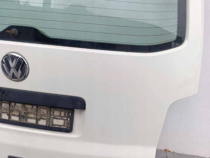 фото №7, Vw t5 t5 рестайлінг кришка кришка багажника зад комплектна біла