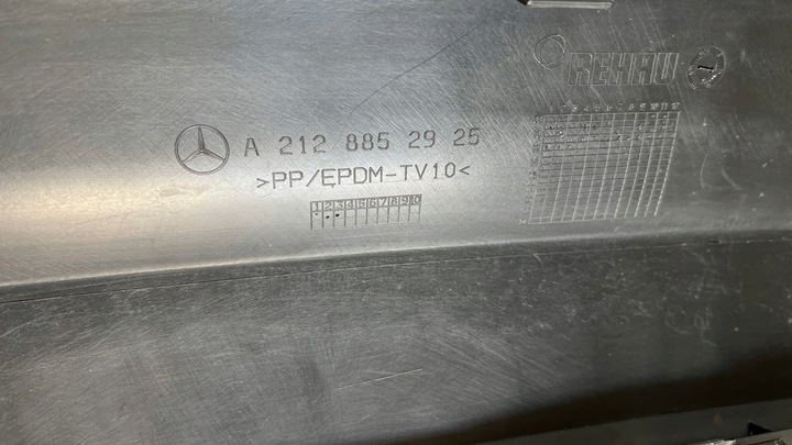 фото №9, Mercedes w212 дифузор спойлер накладка бампера заднього зад