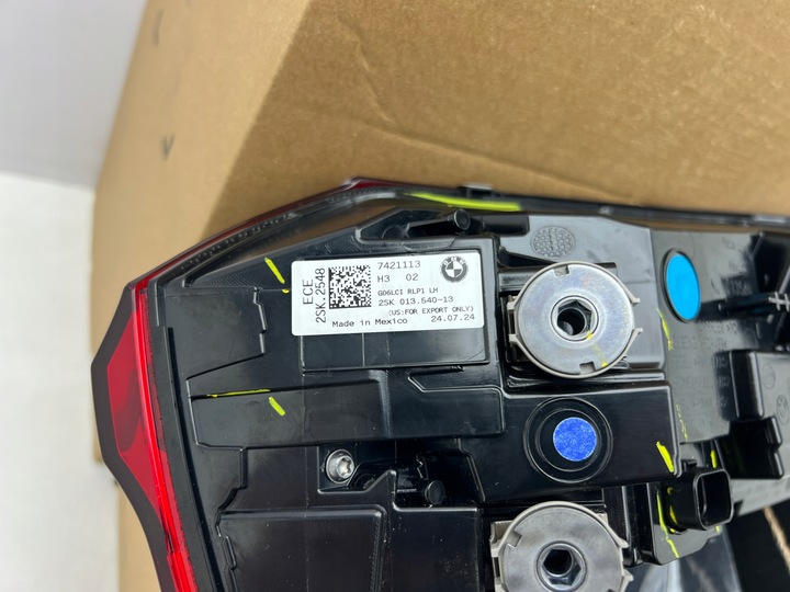 фото №6, Bmw x6 g06 lci рестайлінг лампа задня ліва led європа нова oem 7421113