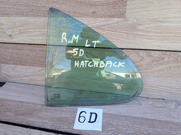 фото №1, Скло бокова двері трикутник лівий зад renault megane i 5d hb