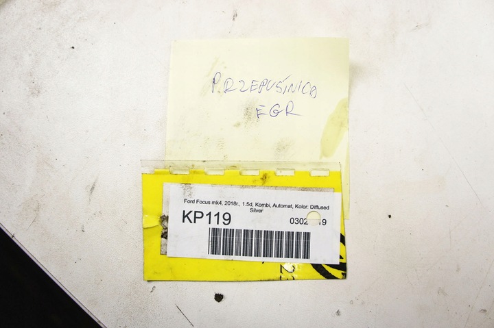 фото №5, Kp119 ford focus mk4 1.5d дросельна заслінка