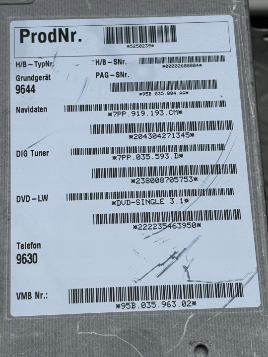 фото №6, Porsche macan 95b магнітола магнітола екран 95b035884aa 7pp919193cm