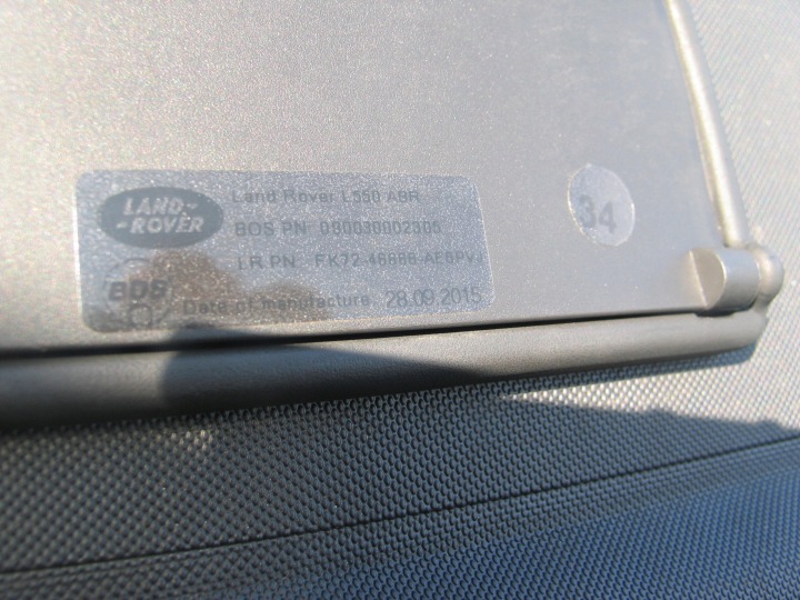 фото №14, Ролета багажника land rover discovery sport l550 fk72 46668-ae8 pvj