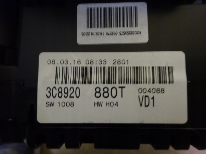 фото №6, Vw passat b7 cc спідометр  3d pl дизель 3c8920880t