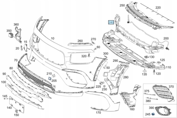 фото №1, Абсорбер бампера передньої glb x247 19-