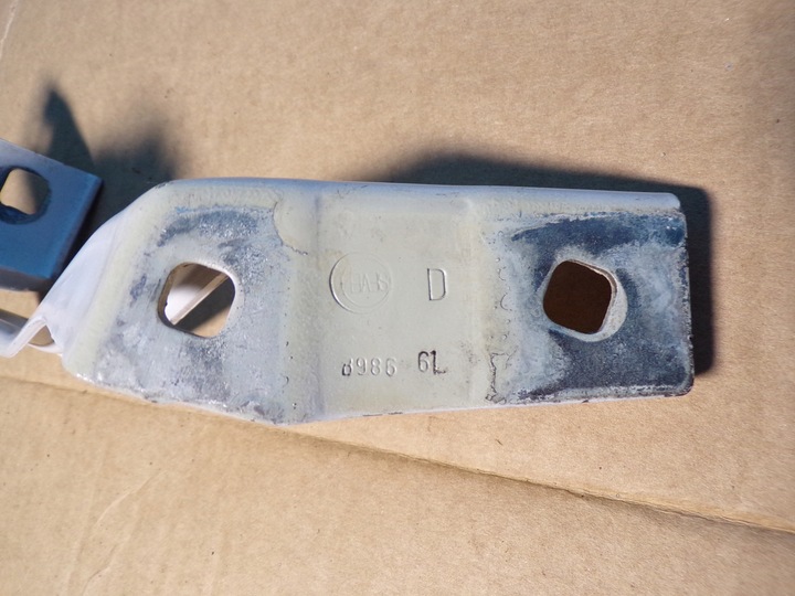 фото №15, Ducato boxer jumper рестайлинг 14- петли капота белый оригинальные 2 szt.