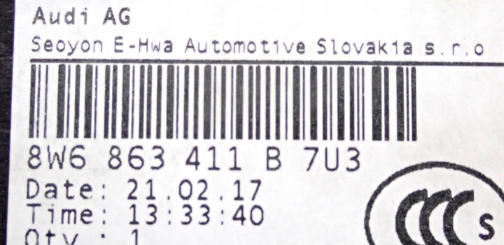 фото №9, 8w6863411b 7u3 полиця задня багажника audi a5 f5 8w