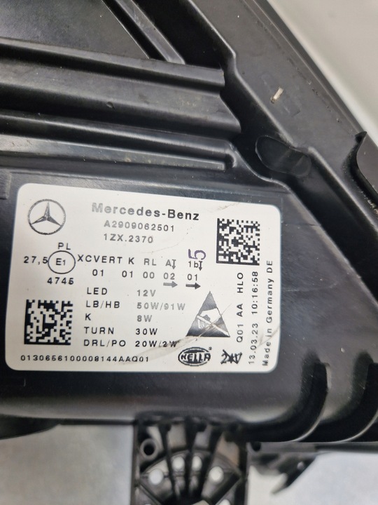 фото №6, Лампа лампы полный led mercedes gt amg a290 a2909062501