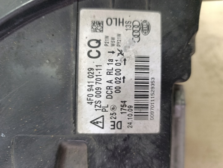 фото №11, Audi a6 c6 лампа перед правая ксенон plus модуль 4f0941029 европа