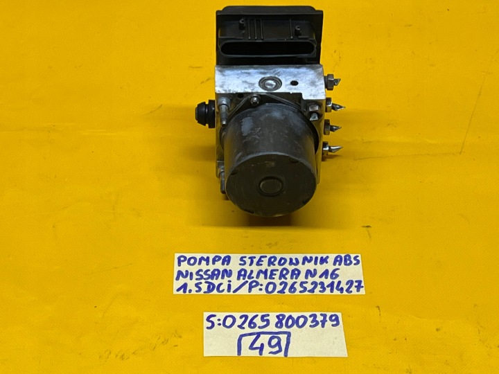 фото №12, Блок управления  блок управления abs nissan almera n16 1,5 dci 0265231427 .