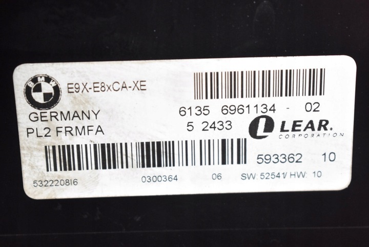 фото №10, Блок управления модуль света 6961134 bmw e90 e91 04-10