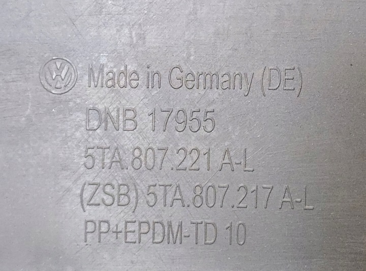 фото №16, 5ta807221 lc5b vw touran бампер передній перед 6 pdc розпилювачі галоген