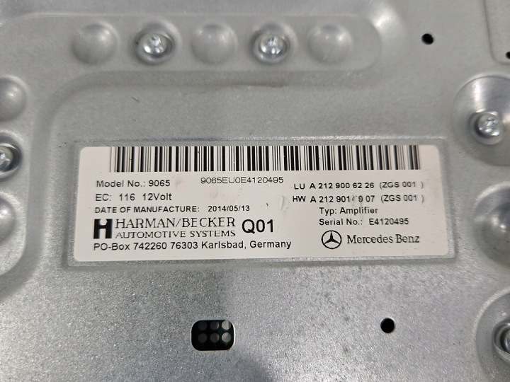 фото №11, Динамики комплект усилитель mercedes cls ii 218 c218 10-18