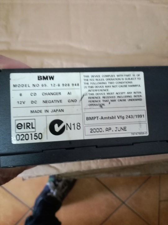 фото №9, Bmw e39 чейнджер дисків cd 6908948