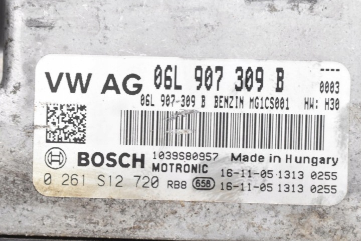фото №7, Блок керування двигуном (ecu) 06l907309b 0261s12720 skoda kodiaq 1 i 2.0 tsi 180 km 4x4