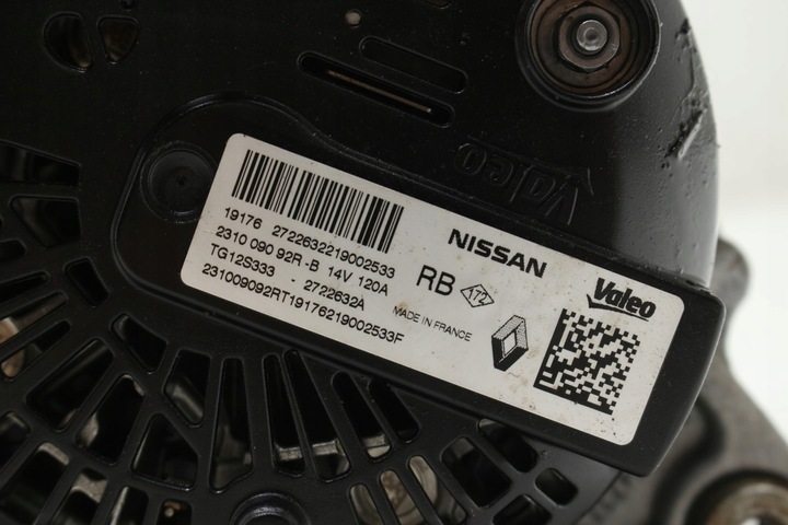 фото №6, Генератор renault nissan 1.0 tce 231009092r