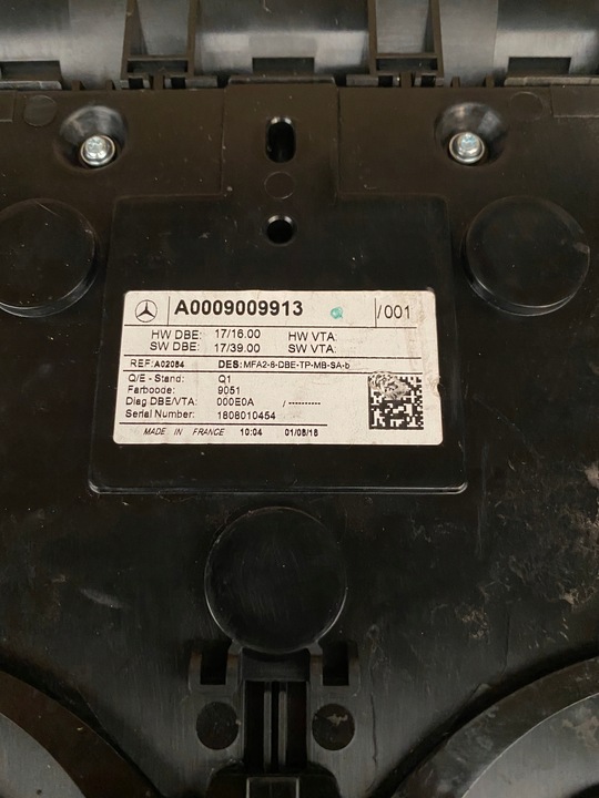 фото №4, Mercedes a w177 лампа стеля a0009009913