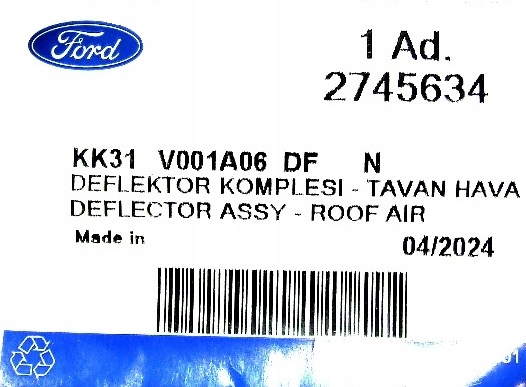 фото №10, Впуск воздуха дефлектор защита бампера ford transit 2019 - привод зад