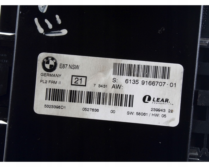 фото №8, Модуль блок управления света bmw e87 9166707