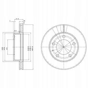 фото №3, Диски гальмівні колодки перед delphi ford probe ii