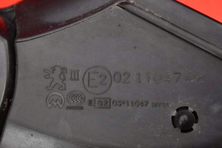 фото №7, Дзеркало праві ewp 0211047 eu peugeot 208 1 i рестайлінг 15-19 6+3 pin