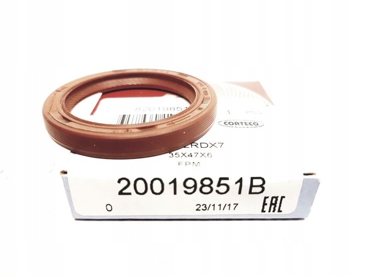 фото №16, Corteco 20019851b кольцо уплотнительный вала, wał коленчатый