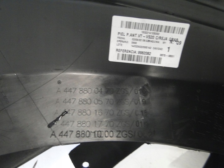 фото №6, Mercedes vito 447 w447 бампер переднее галоген