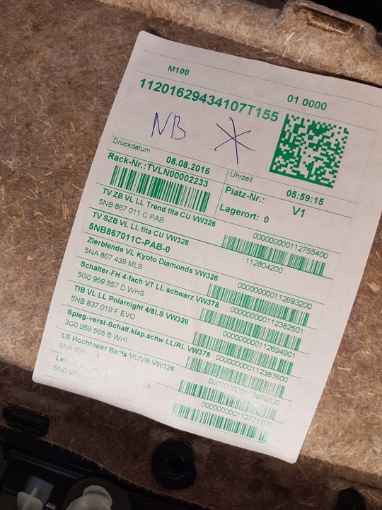 фото №14, Боковина оббивка лівий перед vw tiguan ii 5nb867011