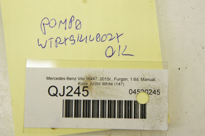фото №6, Qj245 mercedes vito w447 1.6d насос форсунок  h8201045496