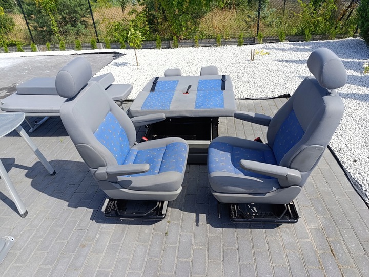 фото №1, Сиденья перед kapitańskie диван двойное сиденье кровать vw t5 t6 california obracane