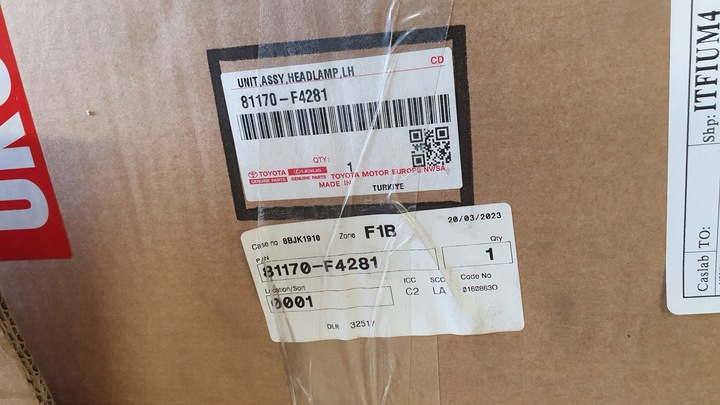 фото №9, Toyota c-hr рестайлинг полный led лампа перед левая eu новая