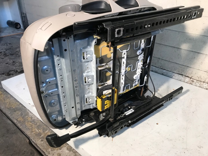 фото №11, Сиденье левый водителя bmw e81 3 дверь рестайлинг кожа серый beż европа 2009r