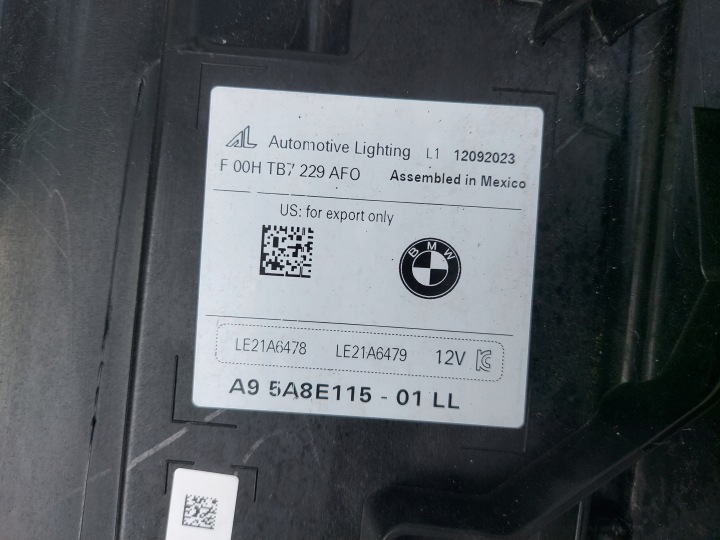 фото №8, Фара передня bmw x5 g05 x6 g06 рестайлінг lci повний led тінь чорний ліва eu