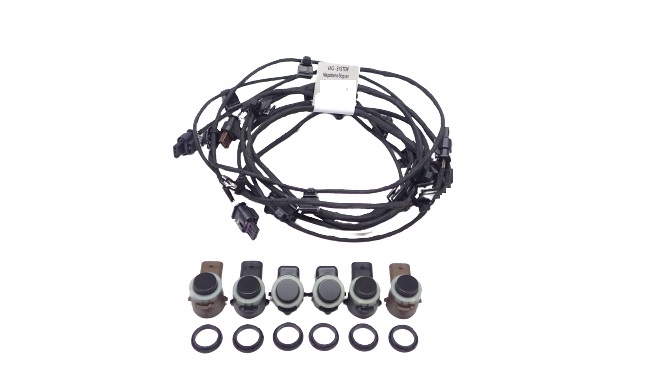 фото №1, Жгут 6 pdc audi rs4 / rs5 8w6971095c + новое датчики